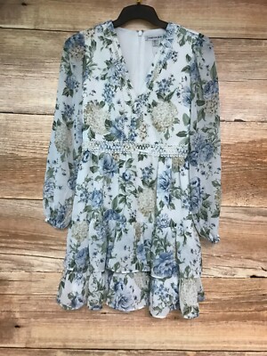 blue forever new dress Petal & Pup Women's Ciao Ruffles Maxi Dress main image 1