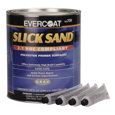 Fibre Glass-Evercoat Slick Sand  Polyester Primer Surfacer, Gallon (FIB-709)