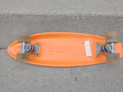VINTAGE SPORT FUN INC Skateboard ORANGE Original SFI Wheels