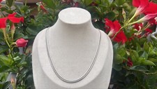 Vintage Italy 925 Sterling Silver 5mm 20" Shiny Snake Chain Necklace - 26 Grams