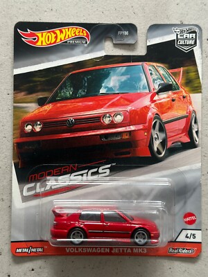 2020 Hot Wheels Premium Modern Classics VOLKSWAGEN JETTA MK3 Car
