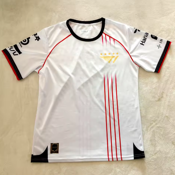 T1 Esports Club Five-Star Champions Jersey T- shirt League Of