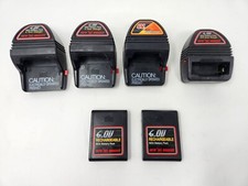 Used New Bright A519201194 6V 6.0v 6 Volt Battery Chargers Plus Batteries Lot