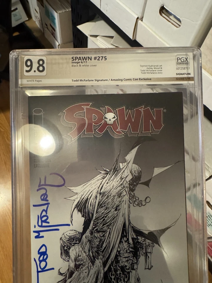 Spawn #275 PGX 9.8 (Image 2017) Amazing Comic-Con Signed By Todd Mcfarlane! RARE - Image 2 of 4