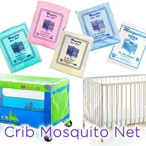 Crib-Mosquito-Net-Mosquitero-de-Cuna-Blue-White-Pink