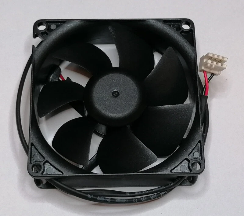 Sunon HA80251V4-Q02U-AA9 Axial-Lüfter 12V DC 0,3W 80x80x25mm 27m³/h 10dB(A) Le - Bild 2 von 4