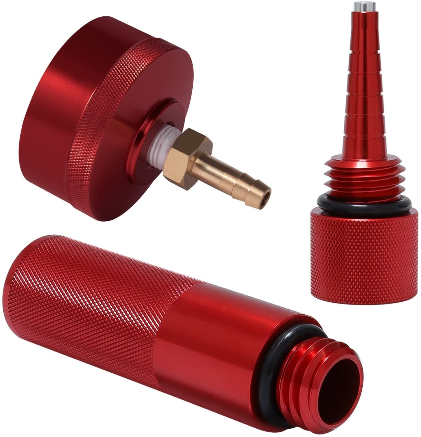 Extended Run Gas Cap Oil Funnel Magnetic Dipstick