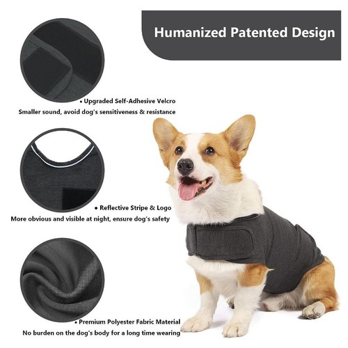 Dog Anxiety Jacket Vest Thunder Shirt Coat Calming Pet Emotional Dog Clothing - Picture 9 of 13