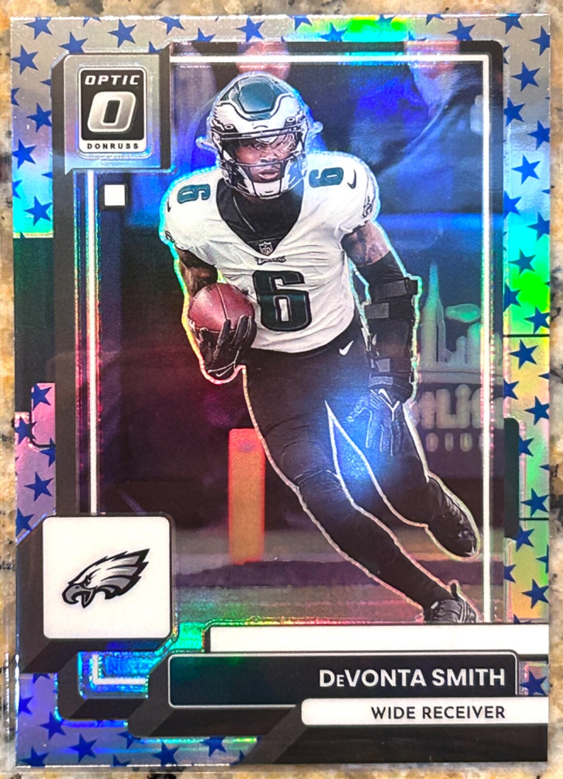 2022 Donruss Optic - Devonta Smith - Blue Stars Prizm SP 🦅
