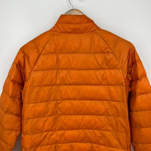 REI Puffer Jacket Boys Size L Orange Full Zip Pockets Down Fill Outerwear - Picture 8 of 12