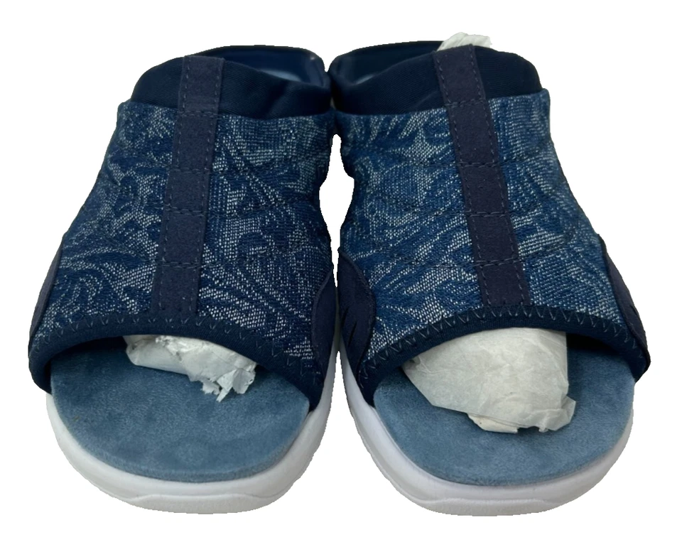 Sandalias para mujer Easy Spirit Tracie sin cordones cómodas deslizables azul marino talla:10 137H Foto 2 de 4