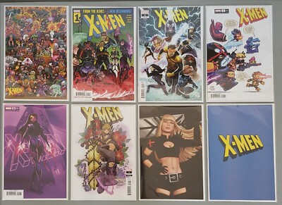 X-Men #1 Lot NM or better, 8 Standard Covers (Marvel Comics 2024)
