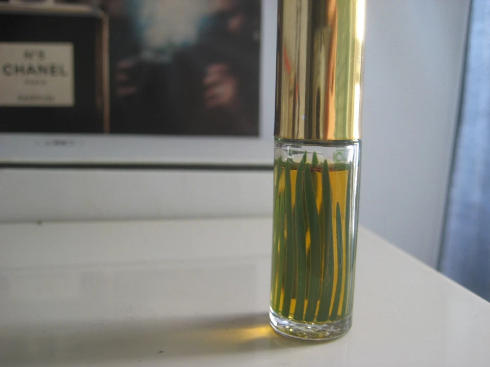 🎁Mini **PERFUME* Perfume Vintage Jovan Grass Oil Perfume Años 70 1/8 OZ Foto 3 de 4