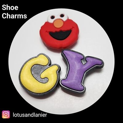 Shoe Charms ''My 70's Childhood'' Charms Set of 3
