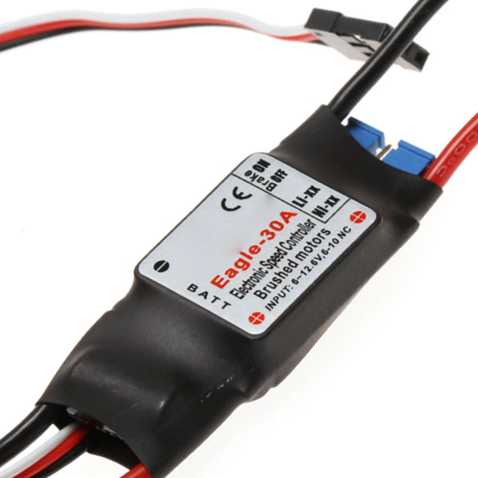 Hobbywing Eagle 30A Brushed ESC W/1A BEC Speed Controller For Brushed Motor dd - Image 3 of 4