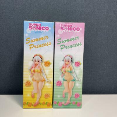 Super Sonico サマー・プリンセス フィギュア 2種セット Super Sonico Concept Figure Doll 2 Set Summer Princess