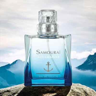 ALAIN DELON Samourai Aqua Marine EDT 50ml FOR MEN Fresh Cologne