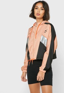 PUMA a Medida para Deporte Moda Lux Chaqueta de Chándal Mujer Rosa Arena  Negro | eBay
