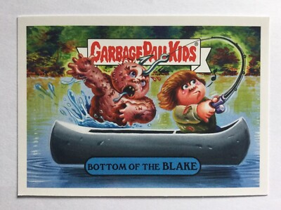 Garbage Pail Kinder Sticker Revenge Of Oh The Horror-Ible 6b Bottom Of The Blake