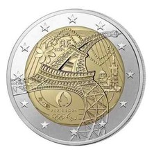 2 EURO FRANCIA  2024 -  TORRE EIFFEL