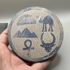 ANCIENT EGYPTIAN STONE TALISMAN LUCKLY ENGRAVED TILE