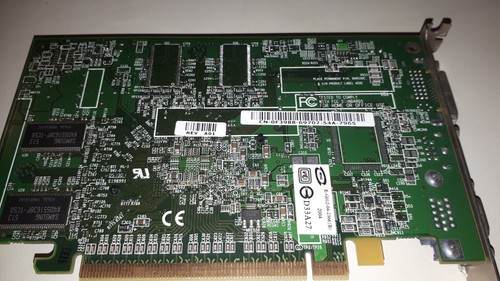 E-G012-04-2366(B) ATI Radeon X300 SE 128MB PCI Express X16 DVI VGA TV-Out Card - Picture 2 of 3