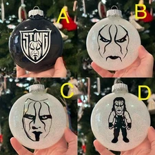 Handmade “Sting" Christmas ornaments! see details!