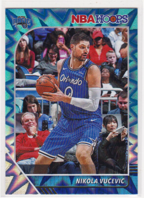 Nikola Vecevic Magic 2019 NBA Hoops Teal Explosion Parallel Varitation 142