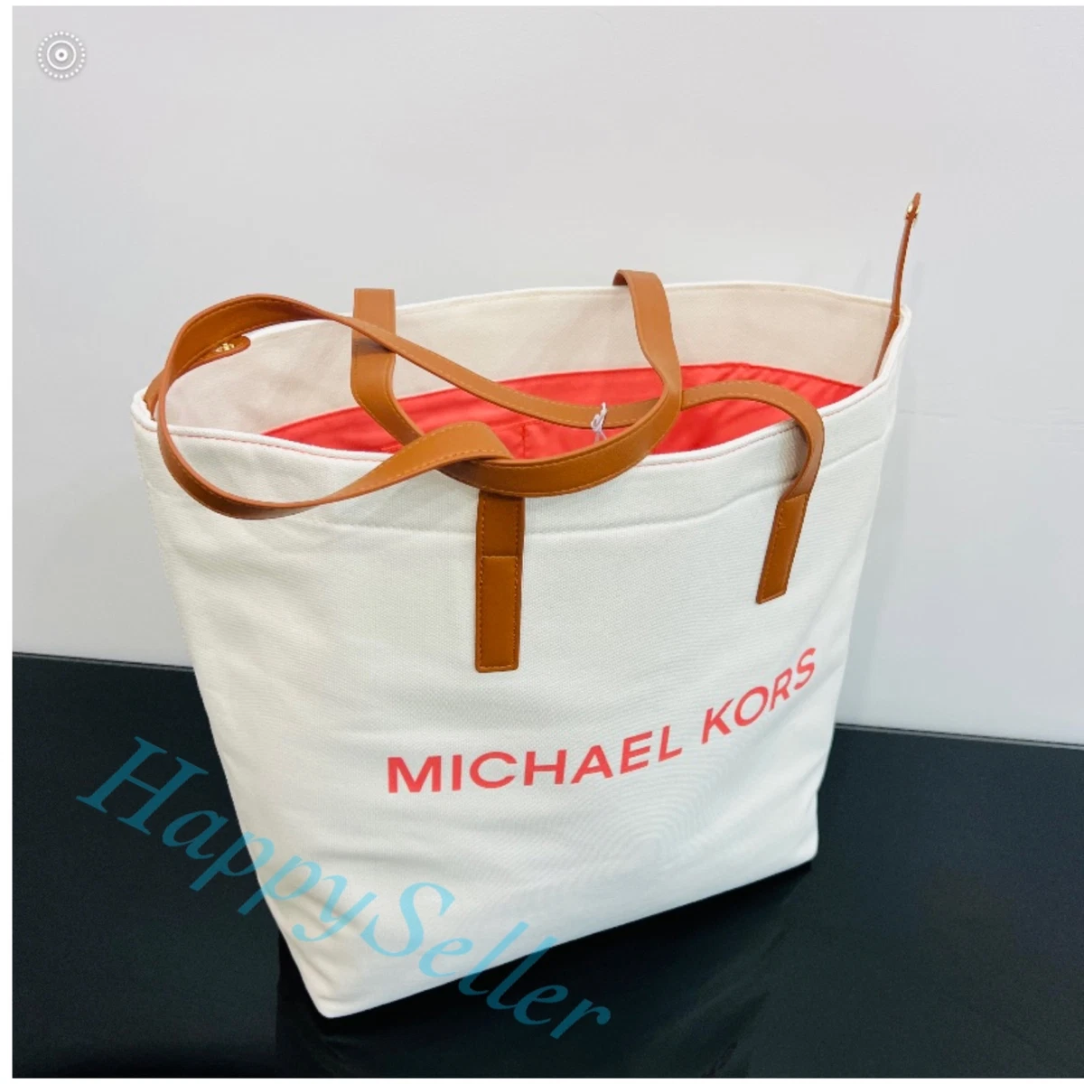 Michael Kors Tote Beach Bag Purse Handbag Carry On Shoulder Bag