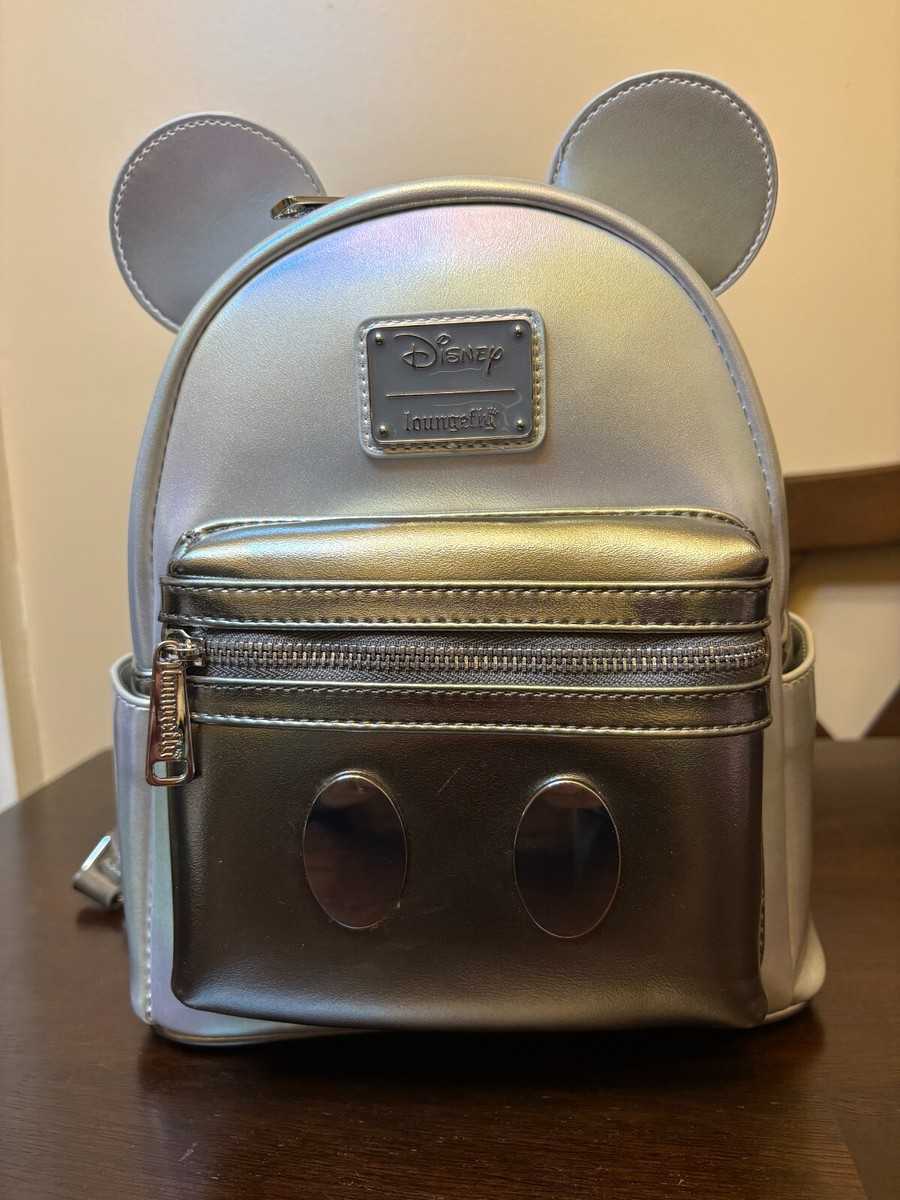 Loungefly Disney 100 Years of Wonder Mickey Mouse Platinum  display picture 2