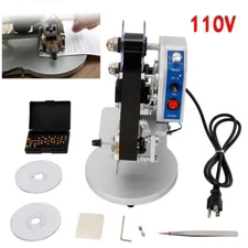 DY-8 Manual Hot Stamp Printer Ribbon Coding Hot Foil Stamping Date Code Machine