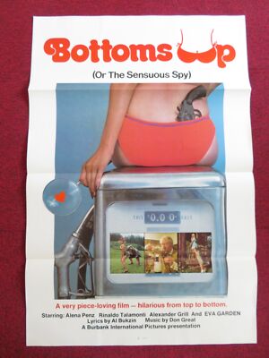 BOTTOMS UP US TRI FOLDED ONE SHEET ROLLED POSTER ALENA PENZ R. TALAMONTI 1974