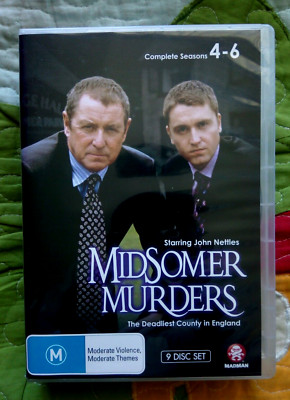 Midsomer Murders Complete Seasons 4-6 Region All 9 DVD Set: LIKE