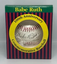 BABE RUTH 100TH Anniversary Commemorative SIGNATURE BASEBALL ORIGINAL BOX