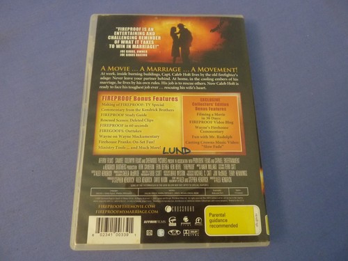 Fireproof DVD Kirk Cameron Erin Bethea R0 - Picture 2 of 4