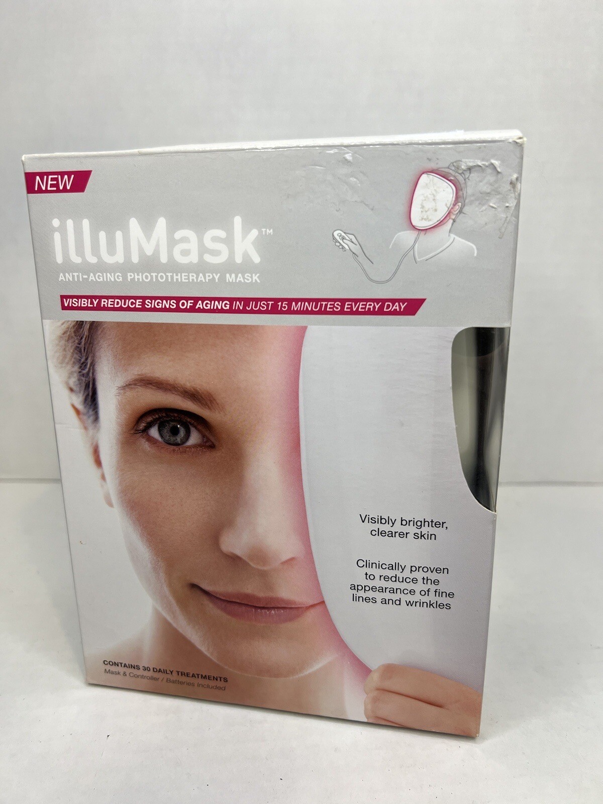 Illumask AntiAging Phototherapy Mask Sealed Box Face Skincare 26 treatments eBay