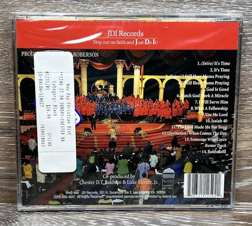 Sing It On Sunday Morning - Chester D.T. Baldwin - CD- Brand New- FACTORY SEALED - Imagen 2 de 5