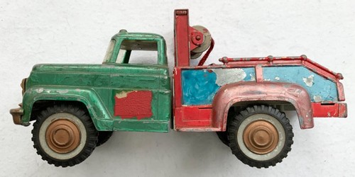HUBLEY Cast Iron Toy Tow Truck #800 - Picture 2 of 7