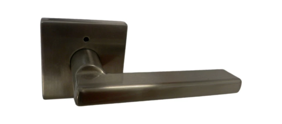 Kwikset Halifax 155HFL-15 Square Privacy Door Lever 155HFL15 - Satin Nickel