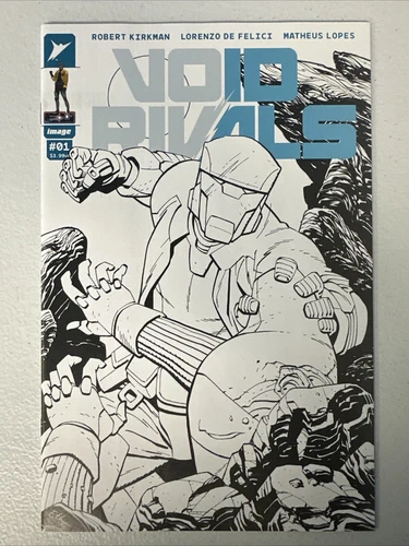 Void Rivals #1 Ethan Young B&W Variant Kirkman RARE Image Transformers NM