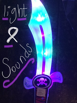 Minecraft Large Pirates Sword Eva Weapons Toy Glow Light Up Ebay