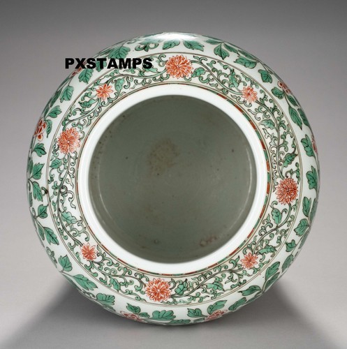 17. Qing Chinesische Antike Famille Verte Blau und Weiß Porzellan Löwe Dose mit Deckel - Bild 14 von 20