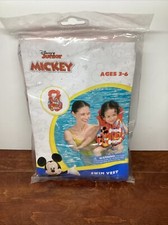 Disney Junior Mickey Swim Vest for Ages 3-6 - Bestway - BRAND NEW SEALED