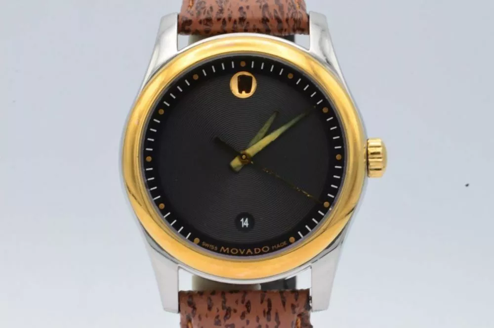 Movado Sportivo Men s Watch 2 39MM Steel Gold Museum Watch RAR