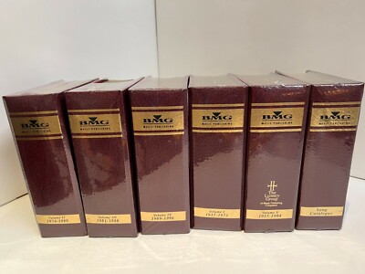 1937-1994 BMG Music Publishing 5 Volume CD Set 20 Cds Selection with Catalogue