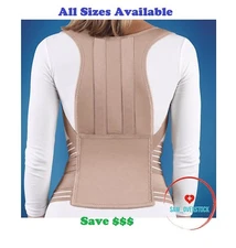 Posture Control Brace Support Abdominal Back Pain Wrap Soft Form FLA Orthopedics