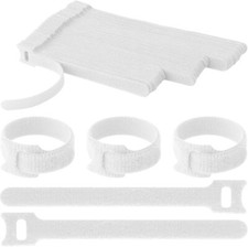 Pasow 60pcs Fastening Microfiber Cloth Cable Ties Wire Management 6/7/8 Inch ...
