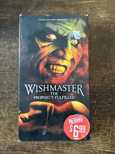 Wishmaster: The Prophecy Fulfilled (VHS 2002) - Picture 1 of 2