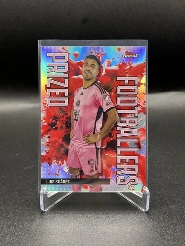 2024 Topps Finest MLS Soccer Luis Suarez Prized Footballer #PFF-4 Red Fusion /5