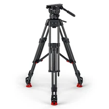 Sachtler Cine 30 Fluid Head with EFP 2 CF 3-Section Carbon Fiber Tripod and Mid-